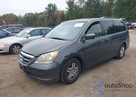 2006 Honda Odyssey Ex-L z USA, uszkodzony, nr VIN 5FNRL38736B454349
